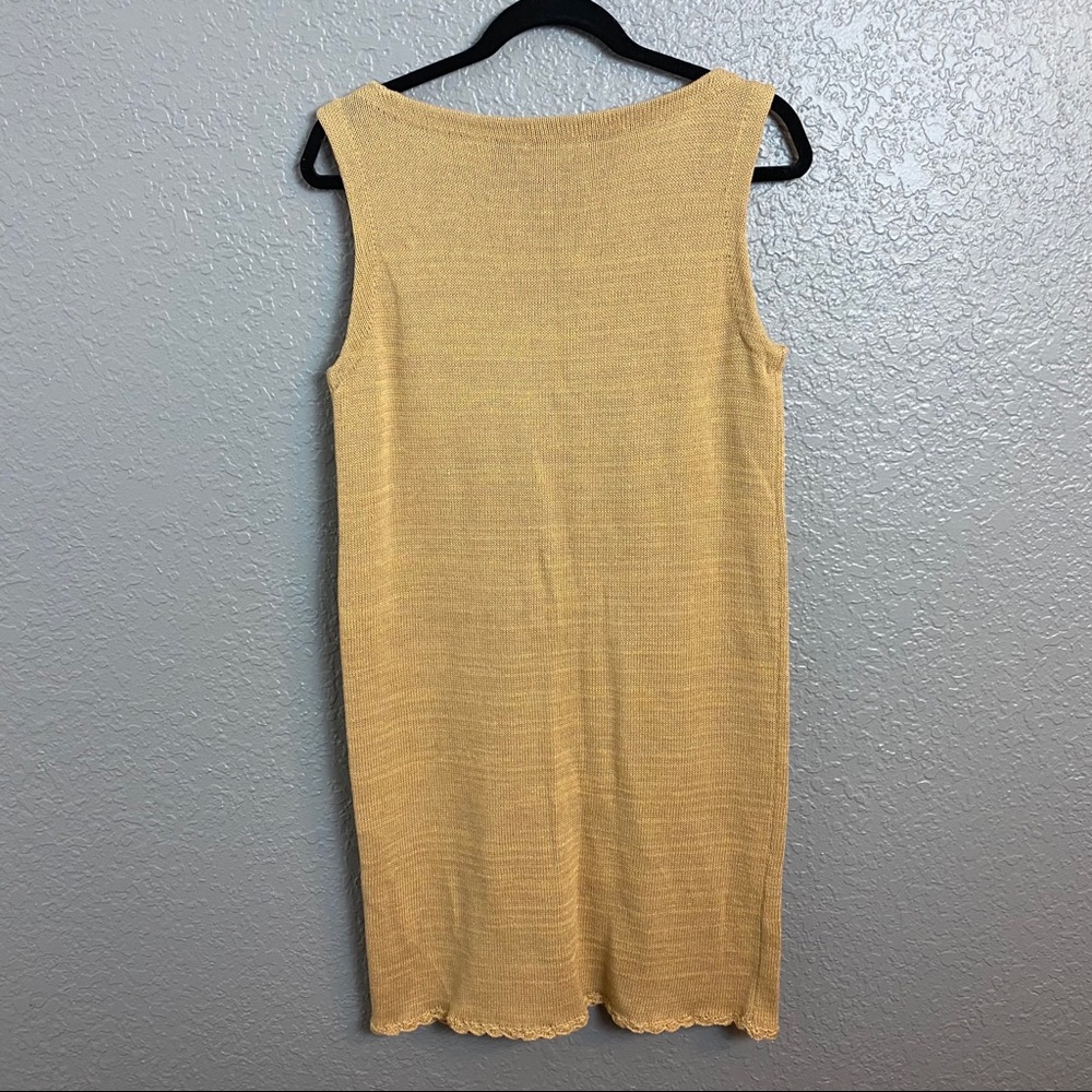 RALPH LAUREN TAN PATTERNED TANK DRESS {Medium} - Picture 4 of 5